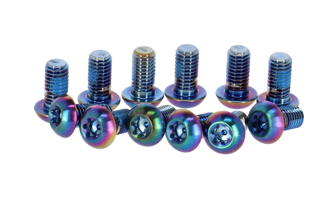 Sram Sram Kit viti SRAM per disco freno - T25, titanio, Rainbow, 12 pz