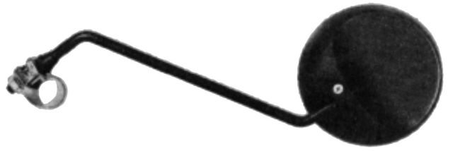 Busch&Müller Busch&Müller Specchio universale b&m - dx/sx, nero, rotondo, Ø110mm