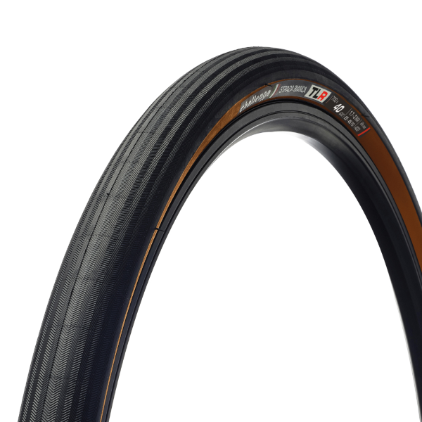 Challenge COPERTONE TUBELESS READY VULCANIZZATO STRADA BIANCA RACE - 700X40, 120TPI, Nylon, TLR, MARRONE