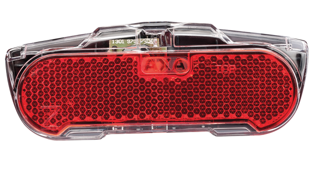 AXA AXA Luce post. LED e-bike AXA Slim Steady - luce cont., fissaggio portapacchi 80mm