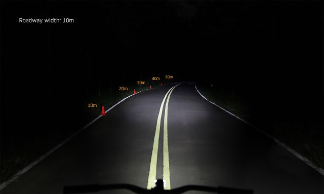 Litemove Litemove Luce LED per e-bike LITEMOVE RX-E90 - 6 V (5~16V), 90 Lux, supporto forcella