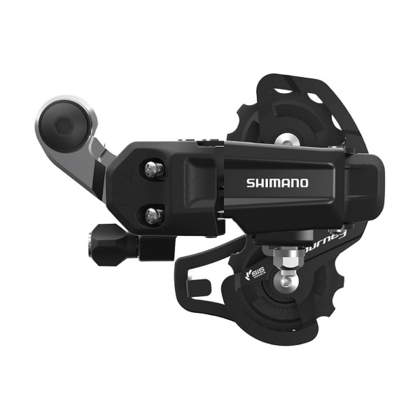SHIMANO Cambio TOURNEY TY200 ATTACCO A FORCELLINO 7/6V - gabbia corta, nero