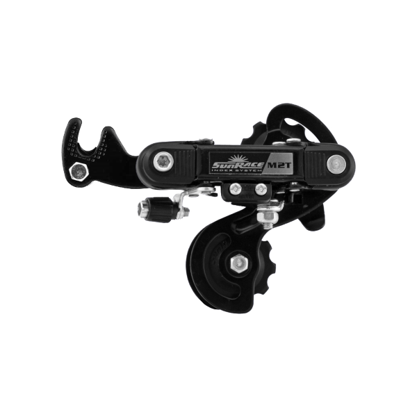 Sunrace Cambio M2T ATTACCO CON FORCELLINO 5V - gabbia corta, nero