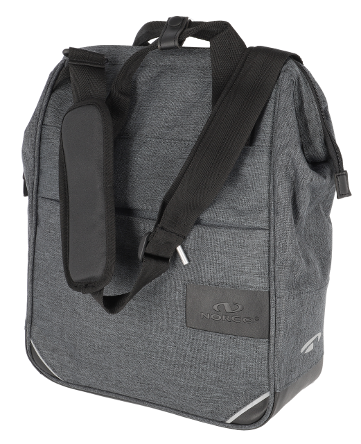 Norco Norco Borsa City Norco Denbury - gr tweed,38x30x13cm,12l,970g,KLICKfix