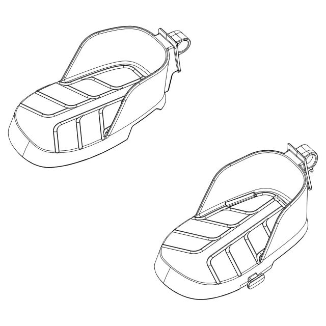 Thule Thule Pedane per piedi sx + dx Thule - RideAlong Lite, nero