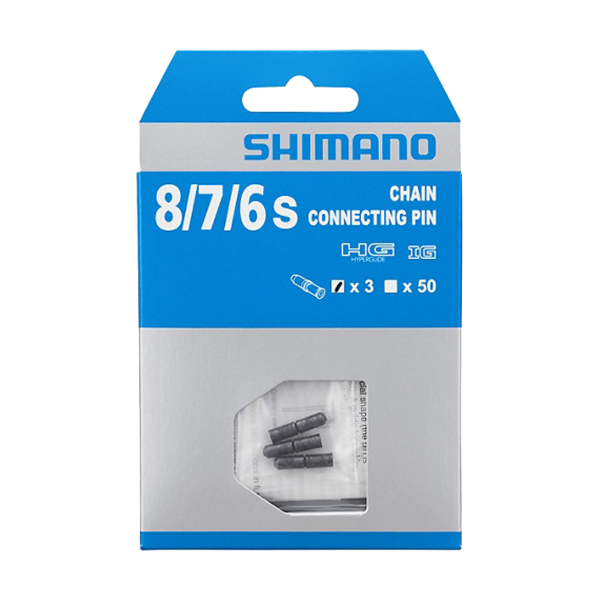 SHIMANO Perno di connessione per catena 6/7/8v - nero, confezione 3 pezzi