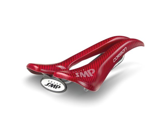 SMP SMP Sella Selle SMP Carbon - rosso, unisex, 263x129 mm, ca. 165g