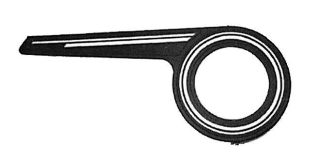 HORN HORN Paracatena Horn SK24 a 1 ala - fino a 46 denti, nero, p.cambio al mozzo