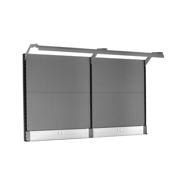 Unior Schienale 990BP con luci e supporto prese - 2 m