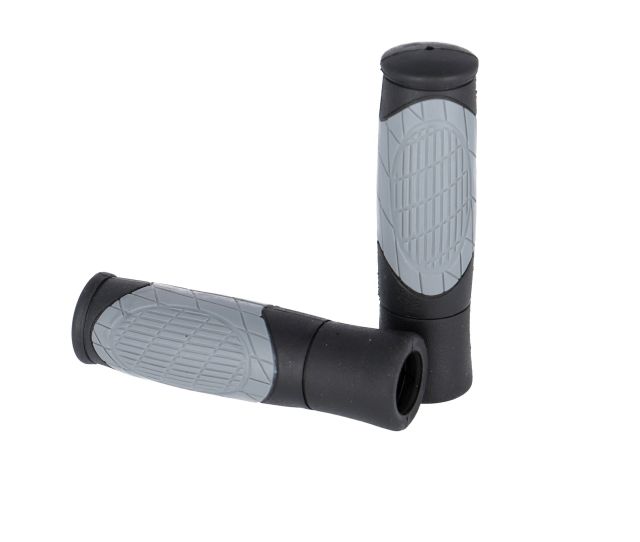 Humpert Humpert Manopole Ergotec Diego - 125mm, Ø 22mm, nero/grigio, kraton/gel
