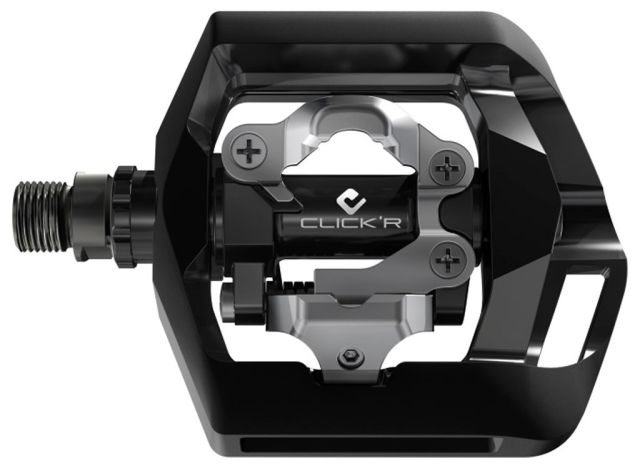 SHIMANO Shimano Pedale Trekking SPD Shimano PDT421 - nero, 9/16", unilaterale