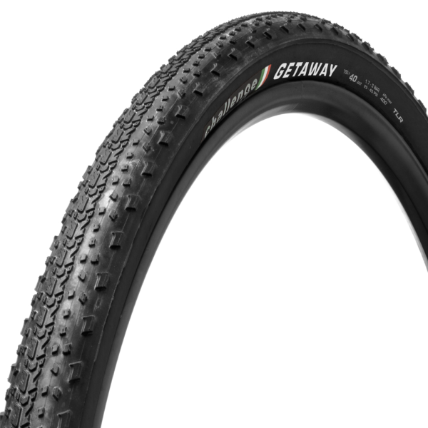 Challenge COPERTONE TUBELESS READY VULCANIZZATO GETAWAY RACE - 700X40, 120TPI, Nylon, TLR, NERO