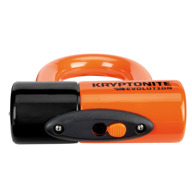 Kryptonite Lucchetto Kryptonite Evolution Premiump. - 4,8 x 5,4cm, Ø14mm, aranc, 3 chiavi