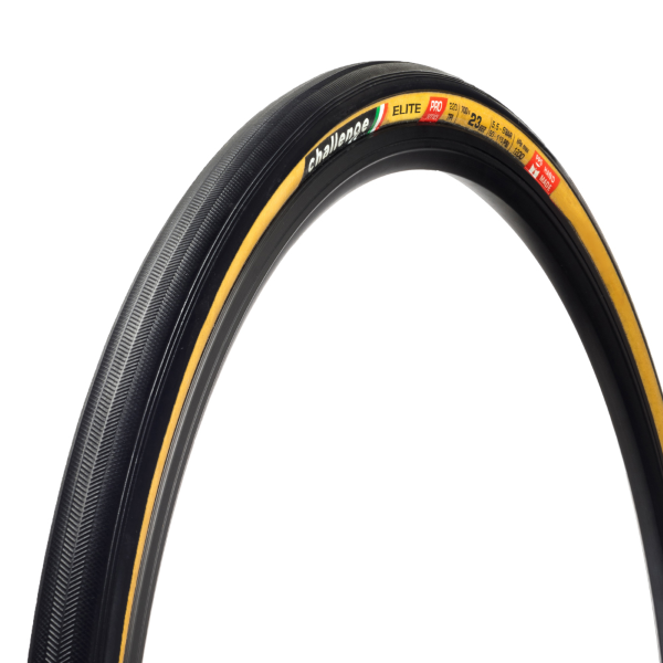 Challenge TUBOLARE HANDMADE ELITE PRO - 700X23, Nero Para (Tan), SMART, SuperPoly Butyl,
