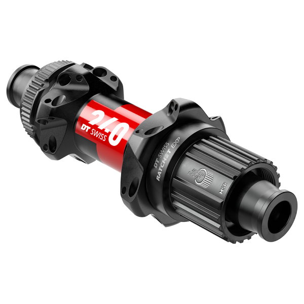 Dtswiss Mozzo 240 - Posteriore Microspline, 142/12, 24 fori testa diritta, attacco disco Center Lock