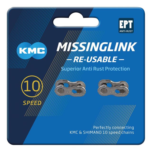 KMC KMC Missinglink 10R KMC 10R EPT - 2 pz. per catene da 5,88mm, 10vel., arg