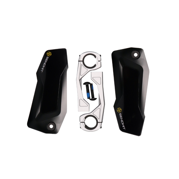 Sendhit Coppia paramani NOCKV3 regolabili MTB - nero/argento