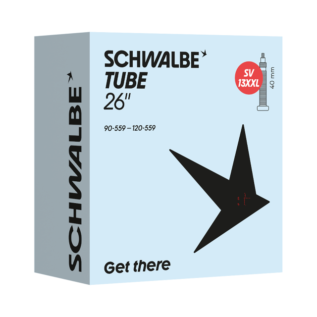 SCHWALBE Schwalbe Cam. aria Schwalbe VP 13XXL - 26x3.50-4.80" 90/120-559 VP 40mm