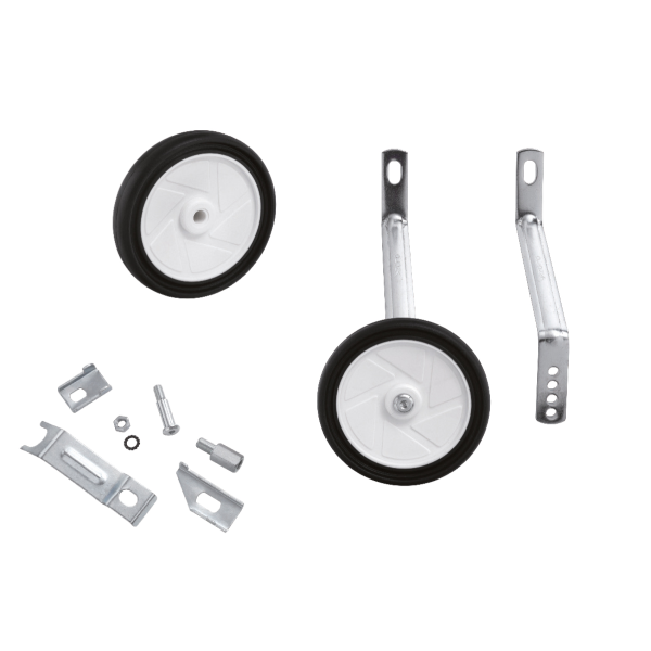 Easy Stabilizzatori 1 FORO ATTACCO AL MOZZO PER BICICLETTE CON CAMBIO - per biciclette da 16 a 20, Ø ruota 130 mm