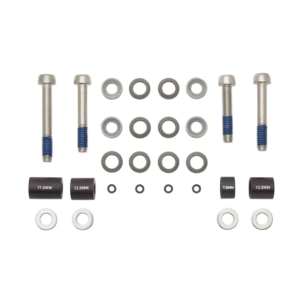 Sram Adattatore freno a disco da PM a PM - 20 S, anteriore da 160 a 180 mm / da 180 a 200 mm / da 200 a 220 mm, posteriore da 140 a 160 mm / da160 a 180 mm / da 180 a 200 mm