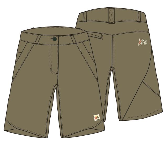 Maloja Maloja Pantaloncini BikeParts Fouly - tg. XS, oak, donna, by Maloja