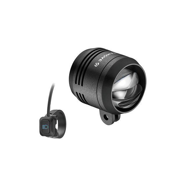 Litemove Litemove Luce LED per e-bike LITEMOVE AC-210 - 12 V(10,5-16 V), 210 Lux,supporto inf.