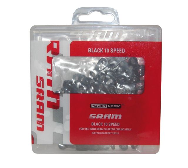 Sram Sram Maglia di chiusura SRAM - conf./50pz, nero, 10vel, Power Lock