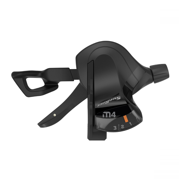Sunrace Comando cambio DLM 403 COMPATIBILE SHIMANO - 3x, sinistro, collarino, con display, nero