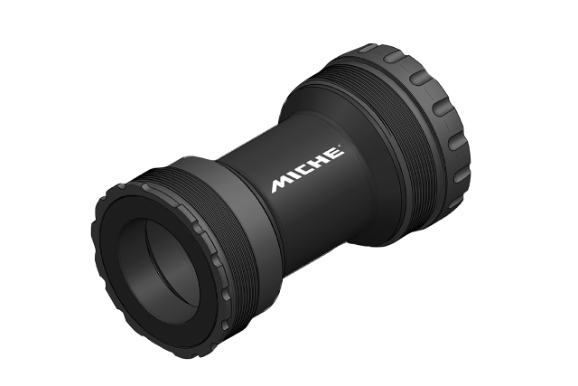 Miche Miche Movimento centrale Miche BB RIGHT T47 - 74-78mm, Ø 29mm, nero anod.