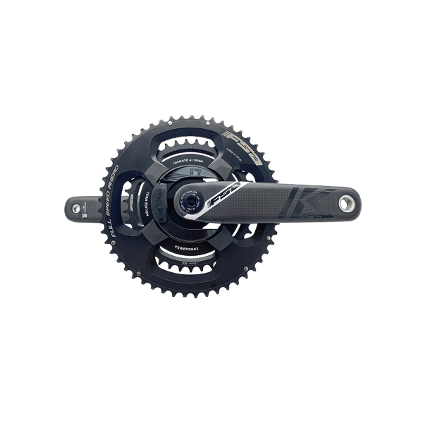 Fsa Guarnitura misuratore di potenza POWERBOX K-FORCE TEAM EDITION CARBONIO 2X - 50D X 34D, 170 mm, nero