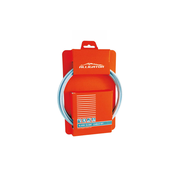 ALLIGATOR KIT CAMBIO CAVO + GUAINA + ACCESSORI - argento
