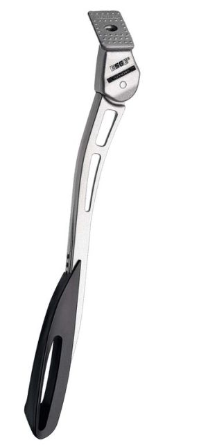 ESGE/PLETSCHER ESGE/PLETSCHER Cavalletto laterale Pletscher Esge Zoom - argento, 26-29", regolabile, primo mont.