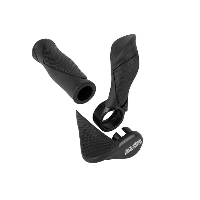 Humpert Humpert Manopole MTB-Multi-Flex Ergotec AKSB 10 - nero, 130/130mm,Ø 22mm