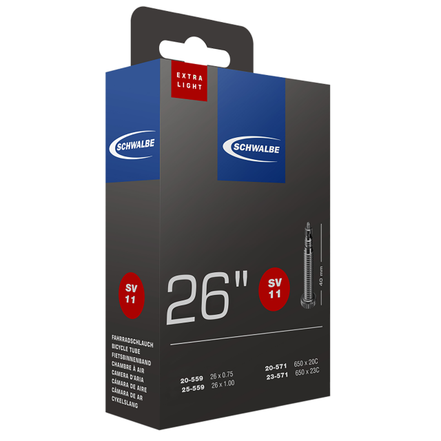 SCHWALBE Schwalbe cam.d'aria Schwalbe VP 11 extra leggera - 26x0.75-1.00" 20/25-559/571 VP40mm