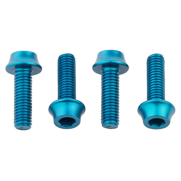 Wolftooth SET VITI PORTABORRACCIA 4pz - Azzurro