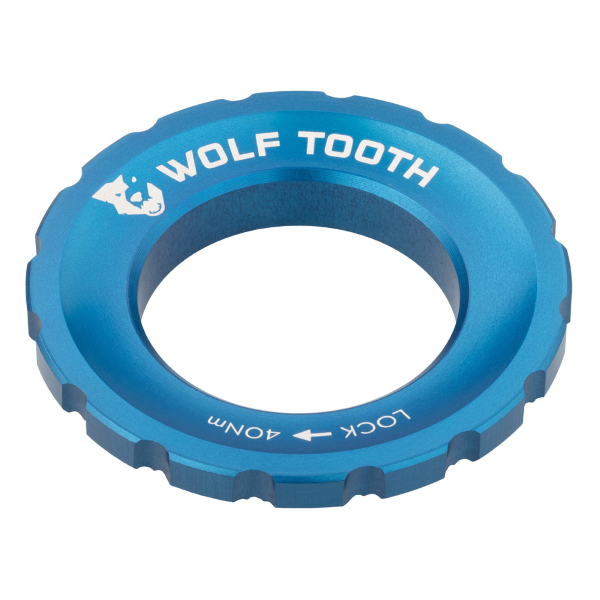 Wolftooth Lockring CHIUSURA DISCO CENTERLOCK - GHIERA ESTERNA, BLU