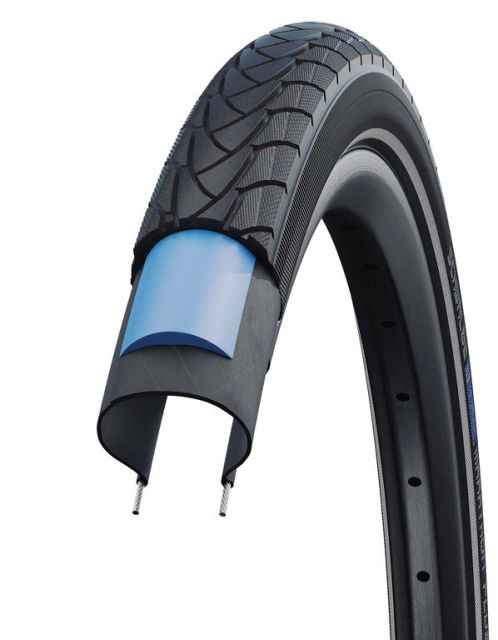 Schwalbe Schwalbe Copertone Schwalbe Marathon Plus HS440 - 16x1.35" 35-349 TwinSkin-nero rifl.SG EC