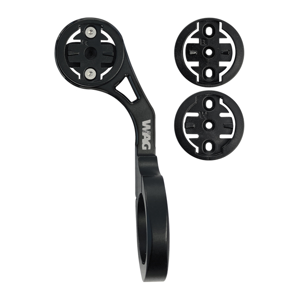 Wag SUPPORTO ciclocomputer manubrio - compatibile Garmin/Bryton/Wahoo, nero