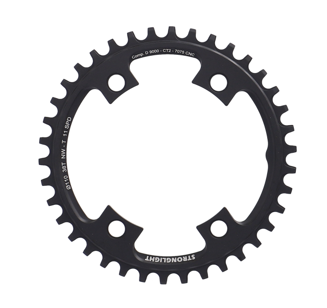 Stronglight Stronglight Corona Stronglight Gravel p.Shimano - 38 denti, Dura Ace FC-9000