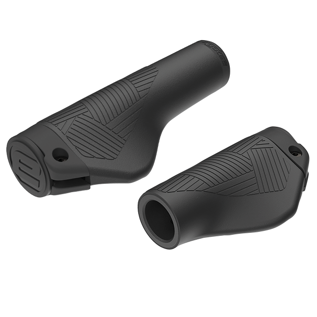 Humpert Humpert Manopole Ergotec EG Active Flex - 135/92mm, Ø 22mm, singola, nero