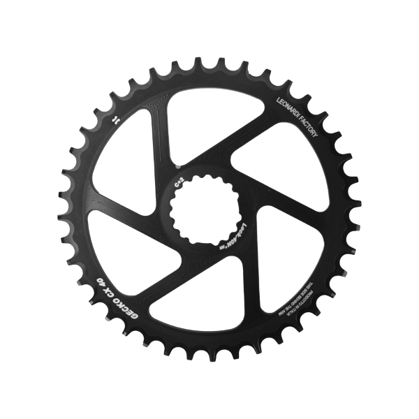 Leonardi Racing CORONA GECKO CX/GRAVEL CANNONDALE DIRECT MOUNT 1X 11/12V - 42 DENTI, NERO