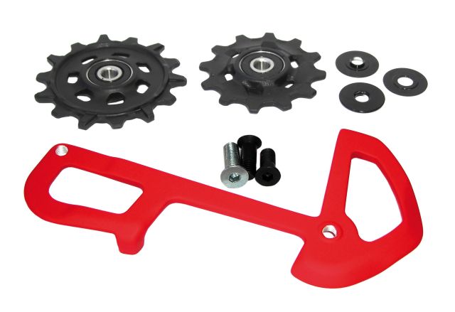 Sram Sram Kit pulegge X-Sync e gabbia int. SRAM - per der.post. X01, 12vel, rosso
