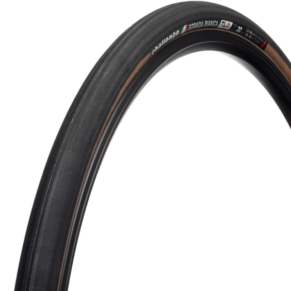 Challenge COPERTONE TUBELESS READY VULCANIZZATO STRADA BIANCA RACE - 700X30, 120TPI, Nylon, TLR, MARRONE