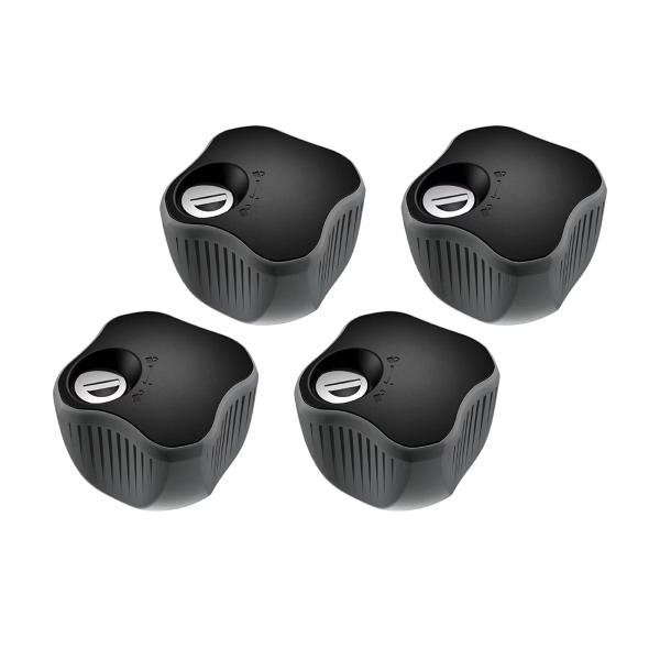 THULE Pomello bloccabile confezione da 4 - Black