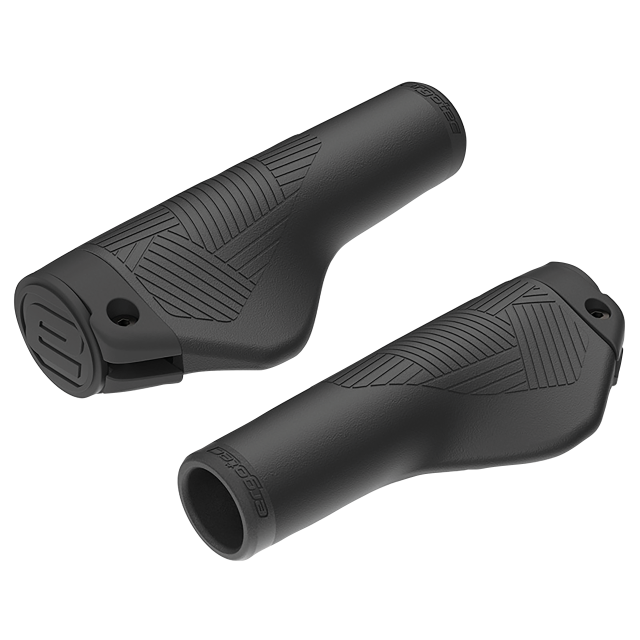 Humpert Humpert Manopole Ergotec EG Active Flex - 135/135mm, Ø 22mm, singola, nero