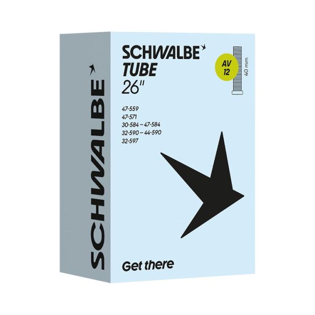 Schwalbe Schwalbe Camera d'aria Schwalbe VS 12 - 26/27.5x1¼-1.75" 32/47-559/597 AGV 40mm
