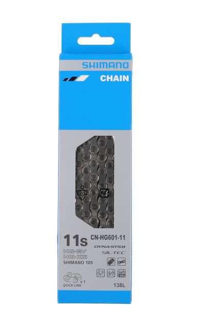 SHIMANO Shimano Catena Shimano CN-HG601 Q - 138 maglie,11 vel.,arg,c. maglia chius.