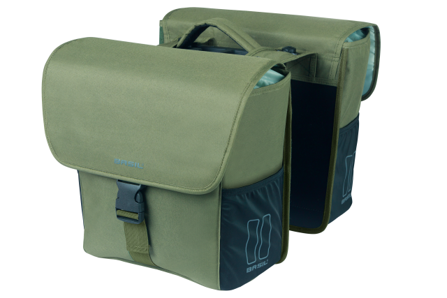 Basil Basil Borsa doppia Basil Go MIK - verde scuro, 14x27x31cm, 32l