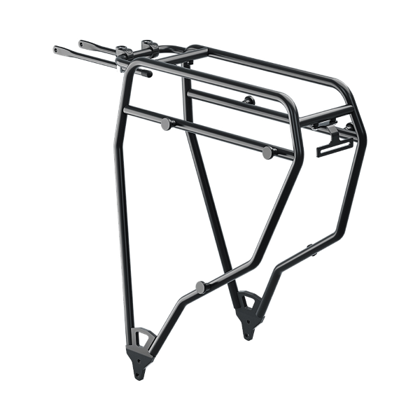 Tubus Portapacchi posteriore acciaio PADUA compatibile Ortlieb QL3.1-System - 28, nero