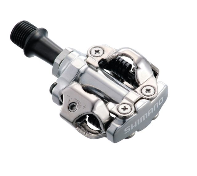 SHIMANO Shimano Pedale MTB SPD Shimano PDM540 - argento, 9/16", bilaterale
